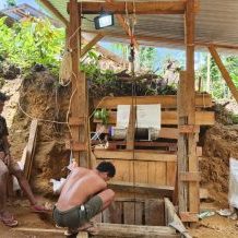 Aktifitas tambang tanpa izin di Desa Air mangga (Foto Redaksi Liputan Malut)